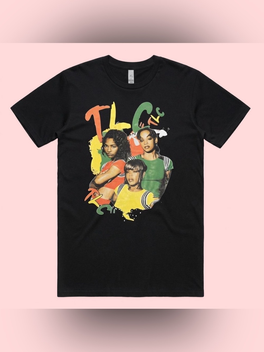 TLC 90s R&B Retro Graphic Tee 🎤 Unisex